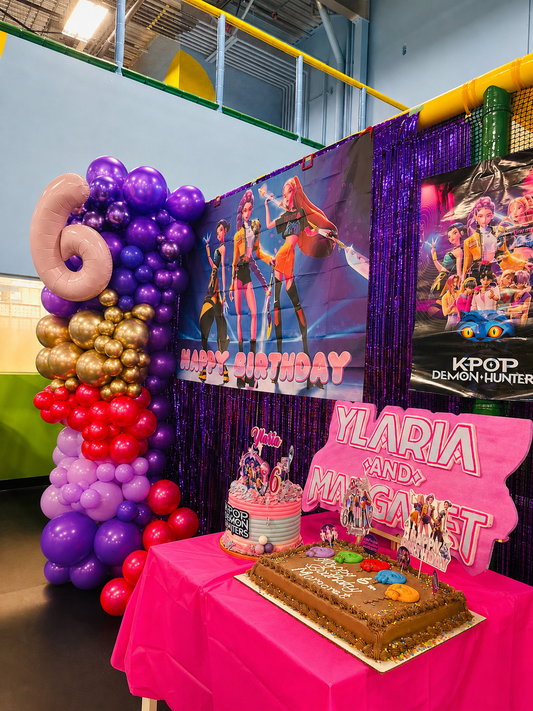 KPOP birthday dessert and backdrop styling